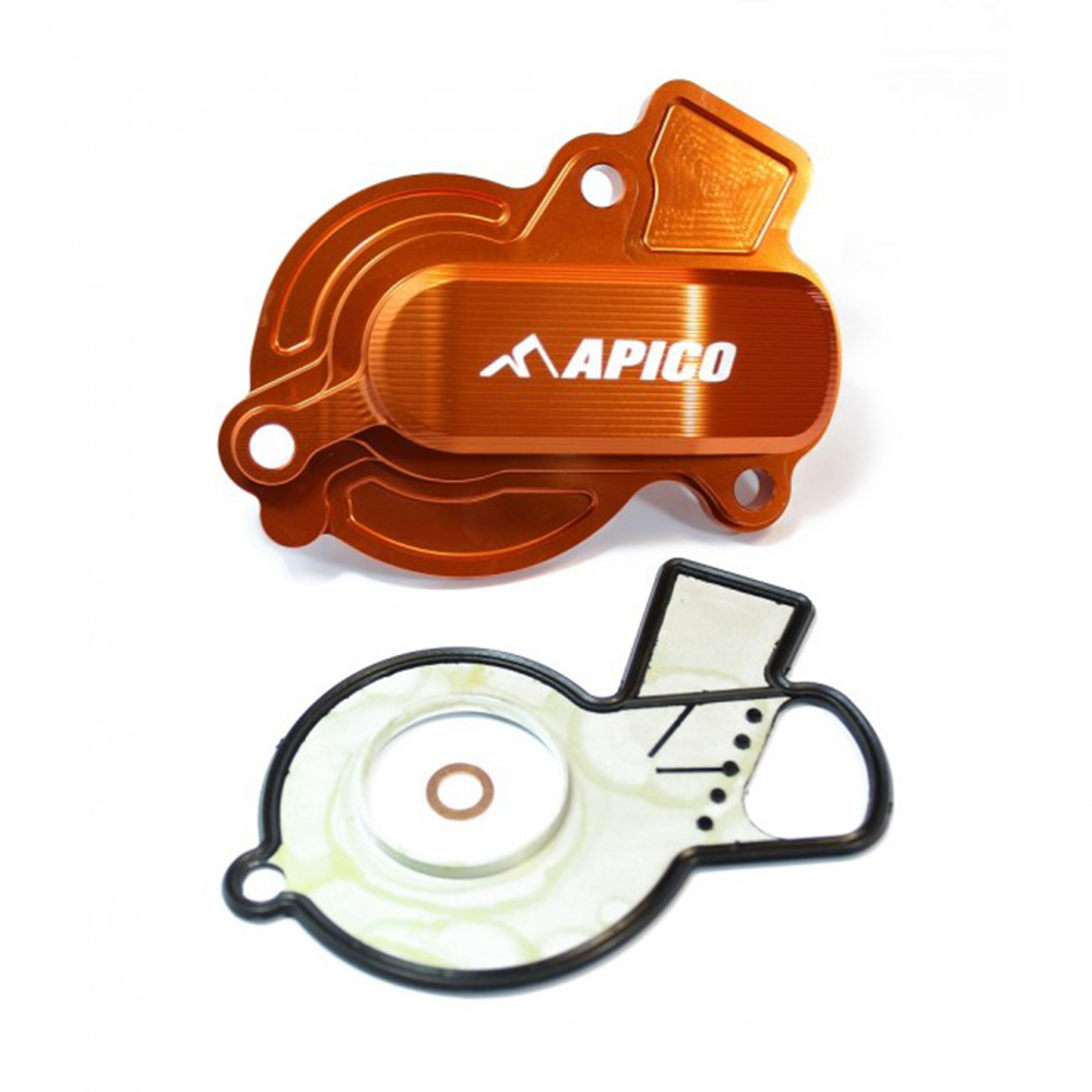 WATER PUMP COVER KTM/HQV/GAS SX-F/FC450 16-25,  EXC-F/FE/FX450-501 17-25,  MC-F/EX-F/EC-F450-500 21-25 ORANGE  (R)